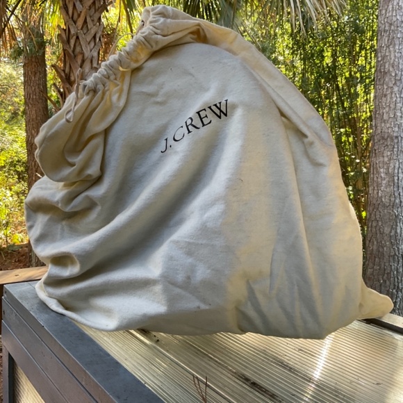 J. Crew Edie Colorblock Attaché leather handbag/ shoulder bag, merlot and black - Picture 10 of 11